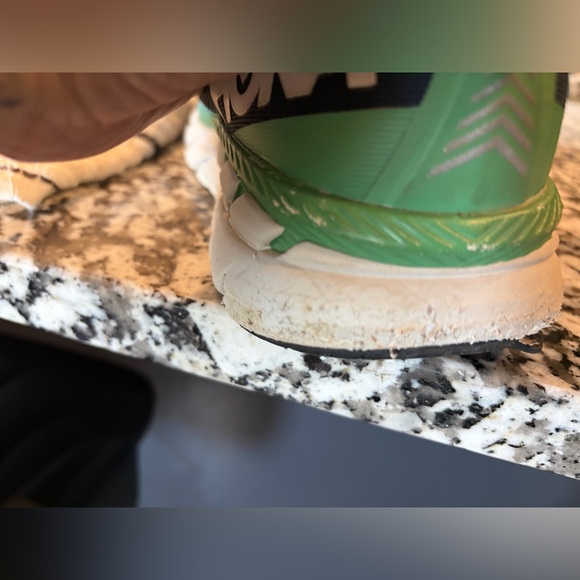 Hoka Men's Dark Blue and Green Athletic Shoes - Picture 8 of 8